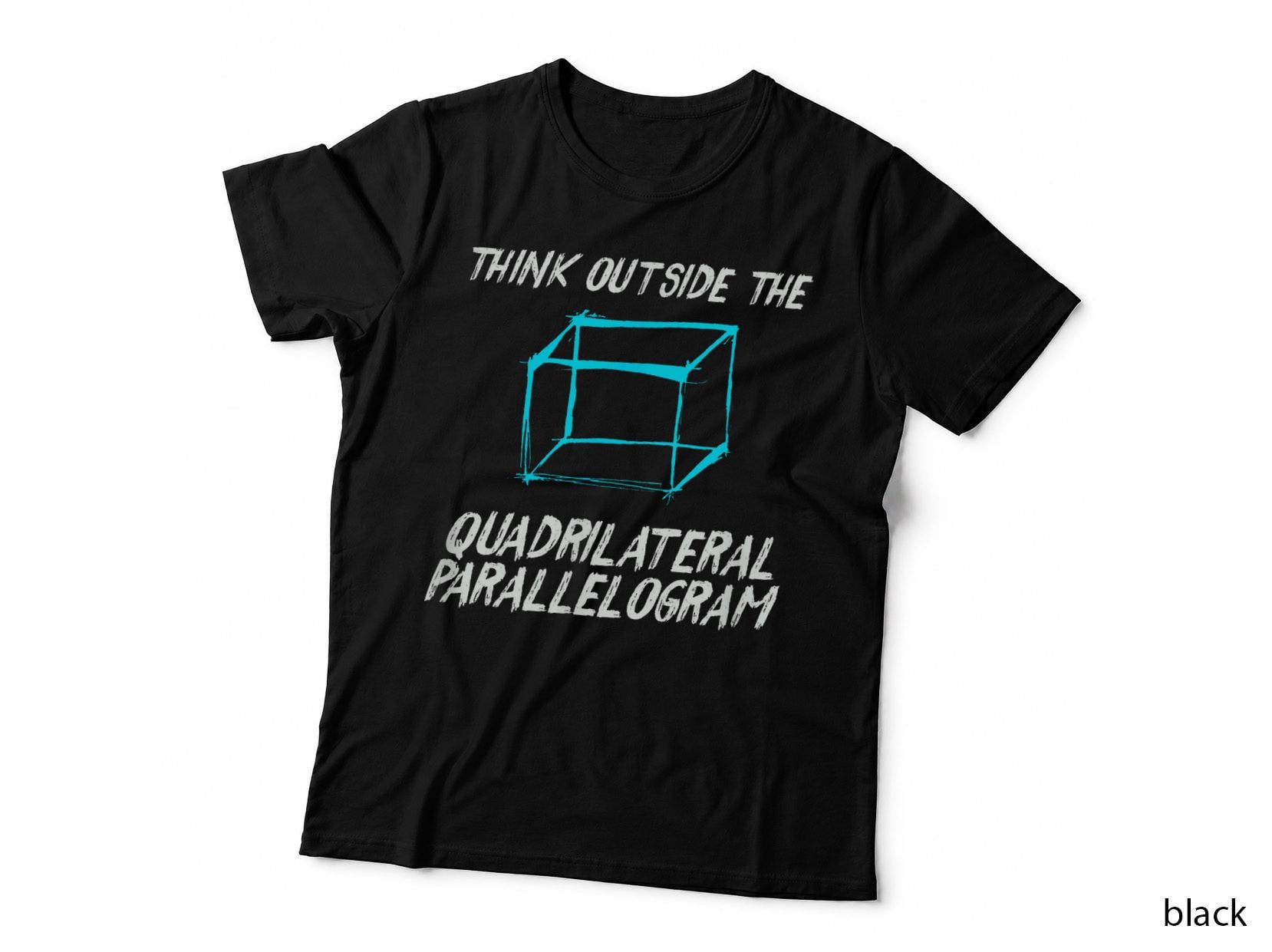 Think Outside the Quadrilateral Parallelogram Math T-Shirt
