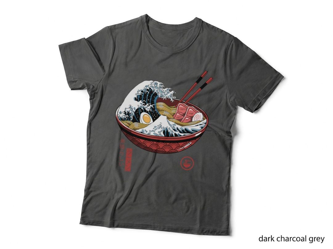 Great Ramen Wave White T-Shirt