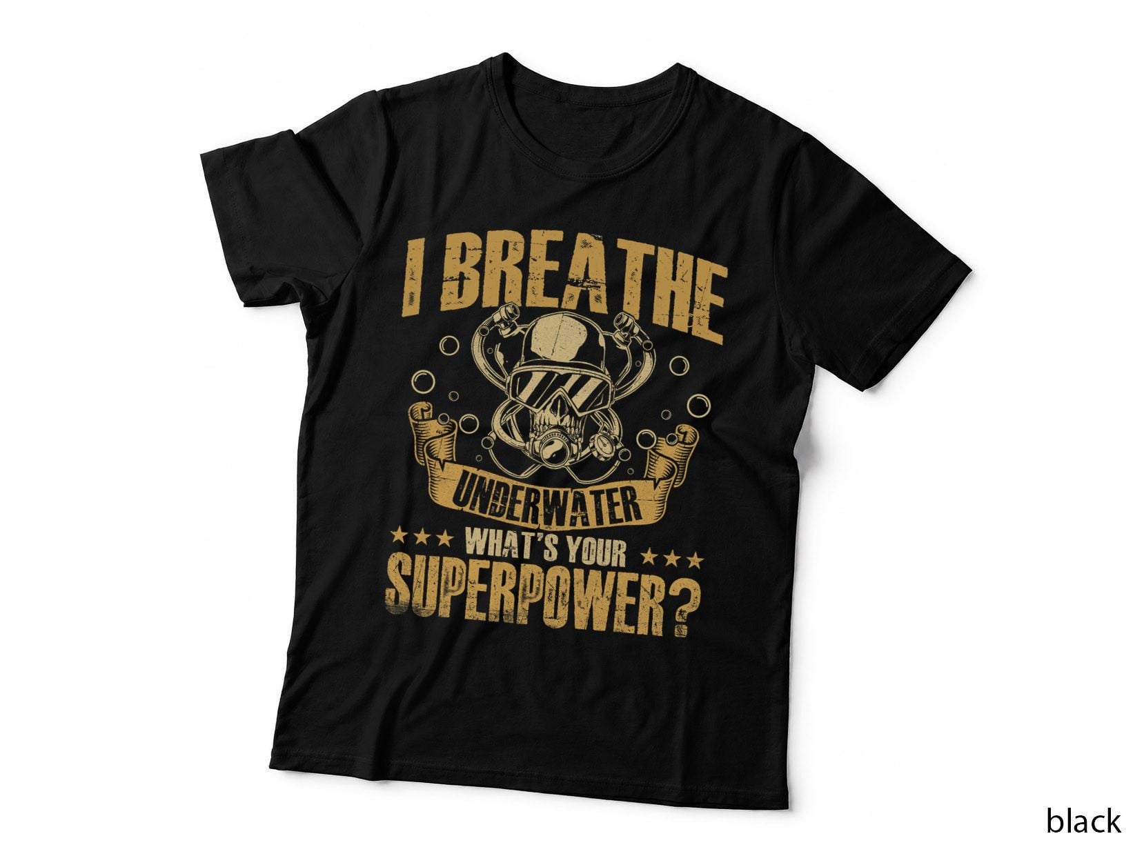 I Breathe Underwater - Scuba Diving Scubar Diver Ocean T-Shirt