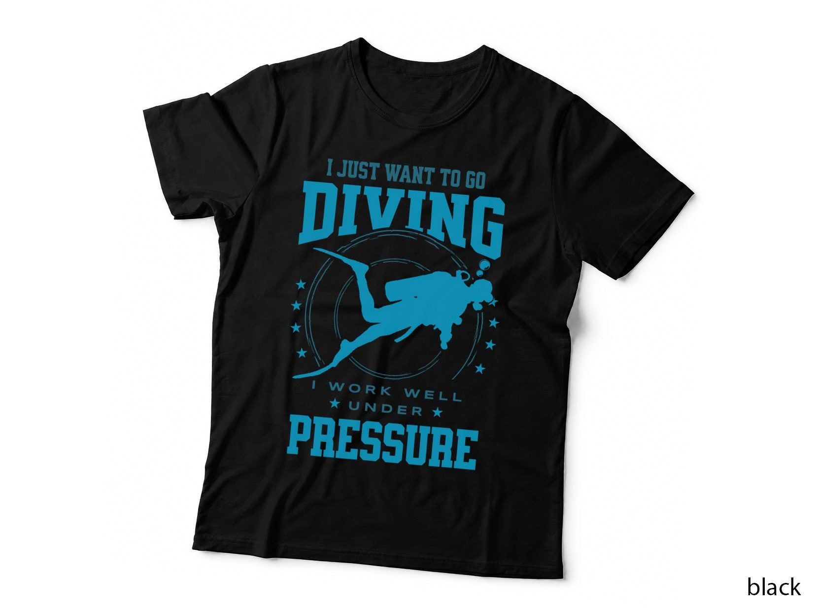 Scuba Diving Flag Gear Scuba Diving Equipment Deep Dive T-Shirt