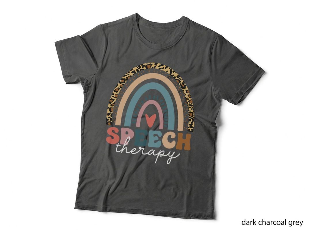 Speech Therapy Rainbow SLP Speech Pathologist T-Shirt
