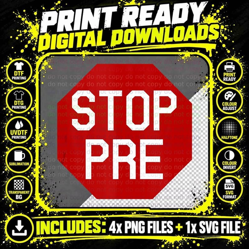 Stop Pre Running, Runner T-Shirt Png SVG Digital Bundle