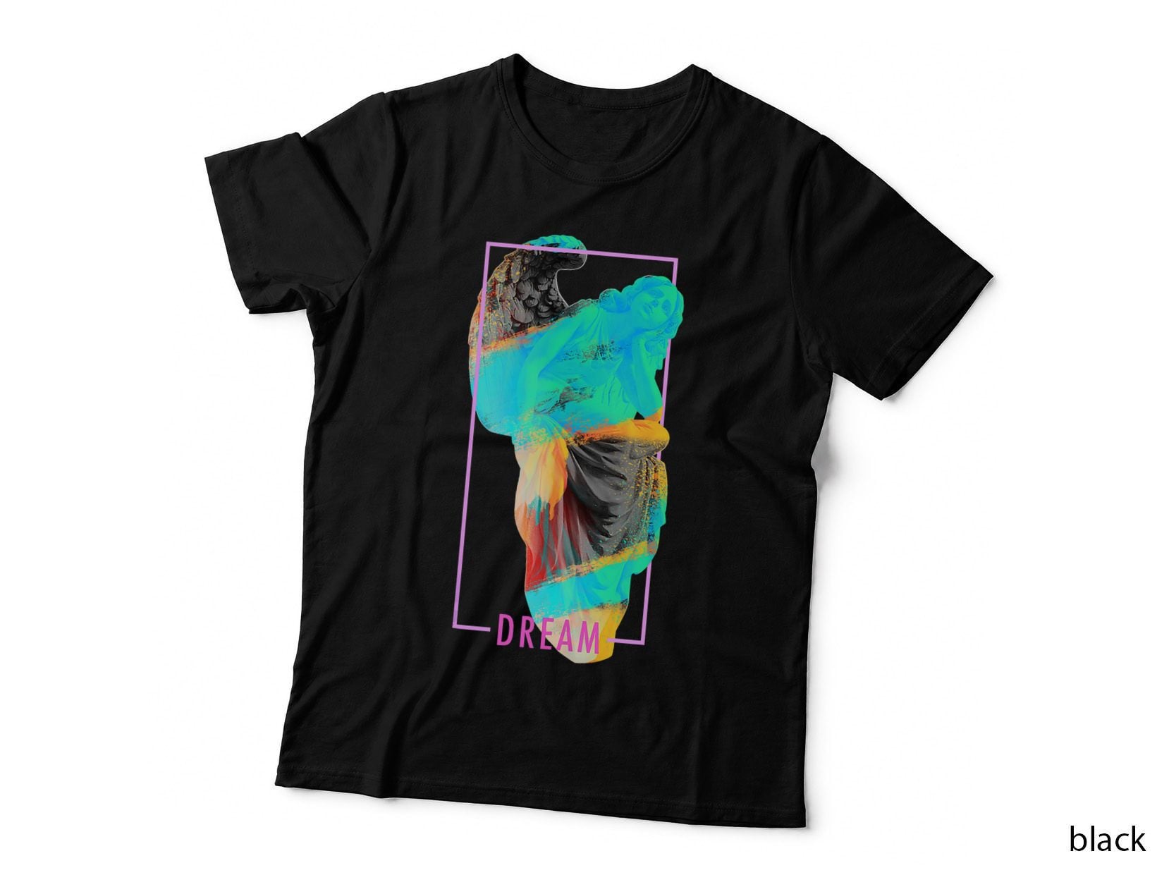 Dream Angel Statue - Vaporwave Aesthetic Art Gift Lover T-Shirt