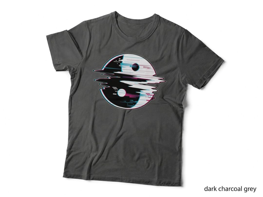 Yin Yang Vaporwave Aesthetic Clothing E-Girl Women Glitch T-Shirt
