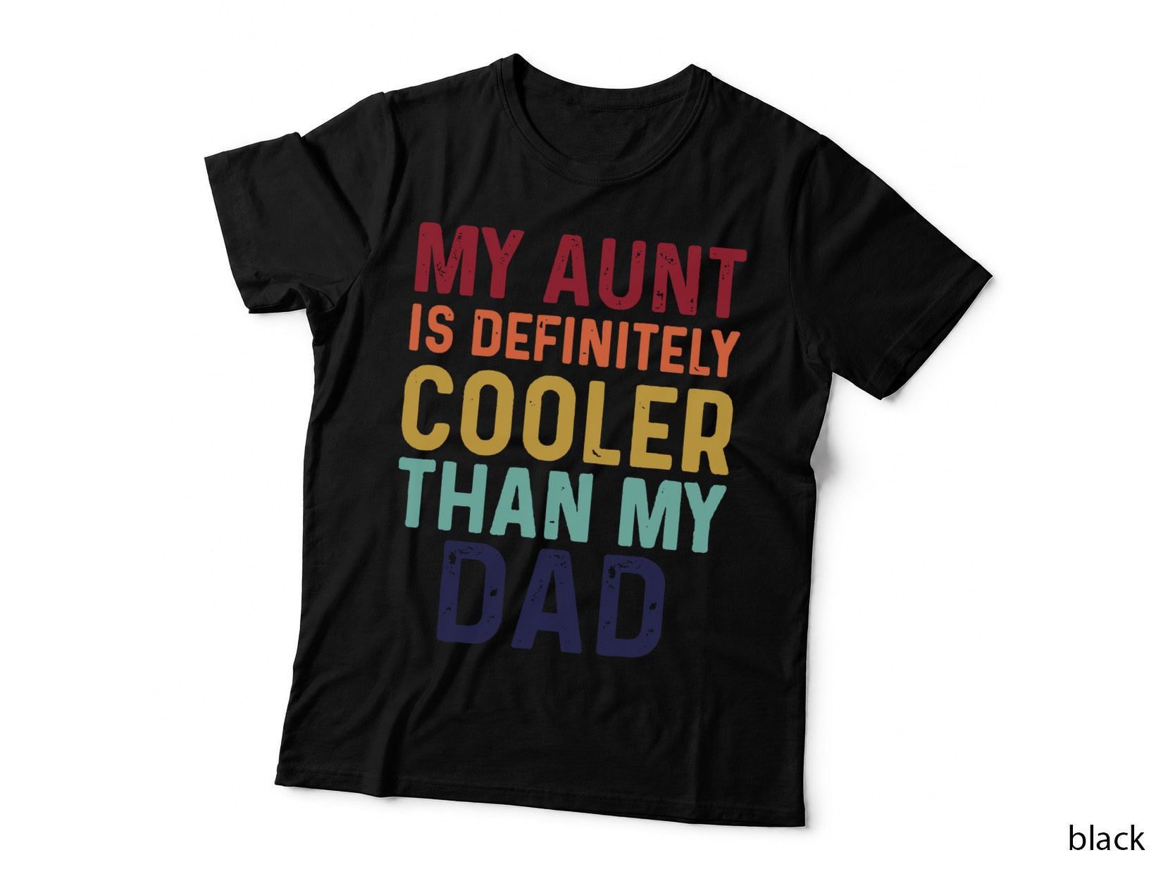 Cool Aunt, Aunties Bestie, Gift for Niece Nephew T-Shirt