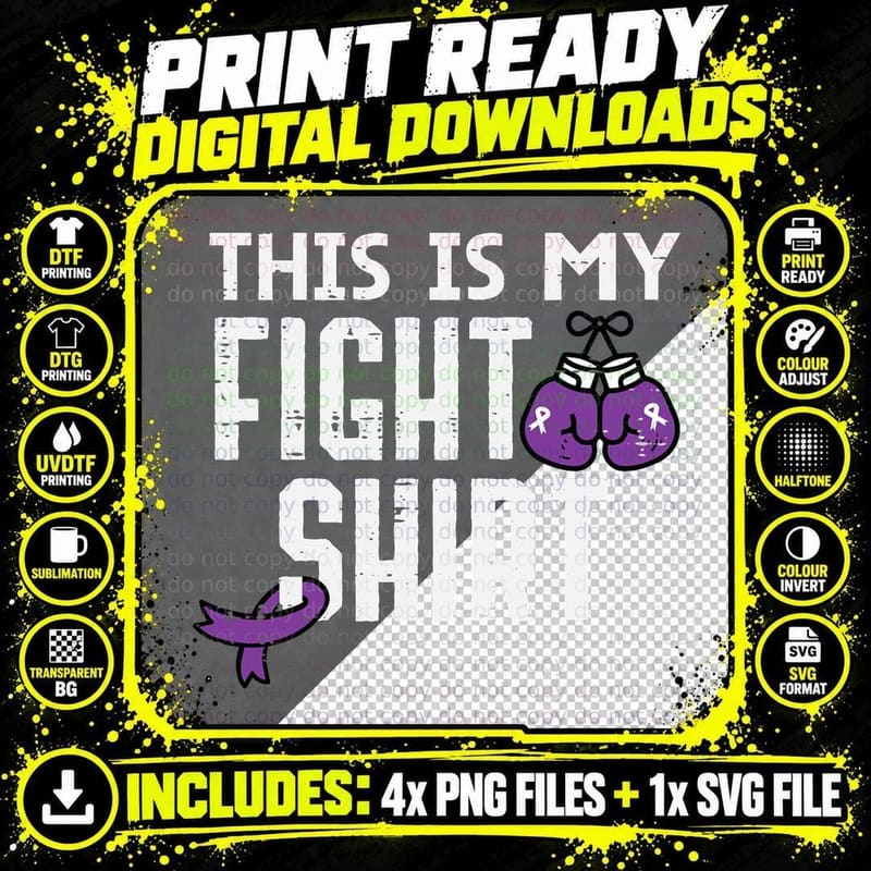 Domestic Violence This My Fight Aware Women Men Kids Png SVG Digital Bundle