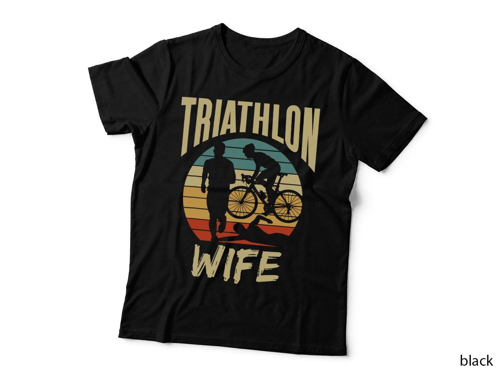 Triathlon Wife Sport Triathlete Lover T-Shirt