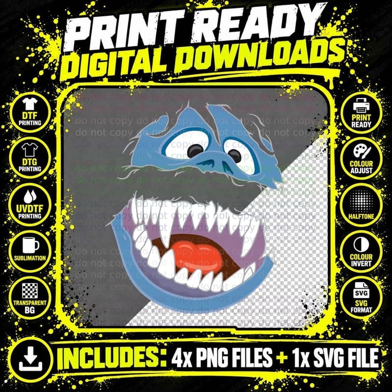 Abominable Bumble - Rudolph Special T-Shirt Png SVG Digital Bundle