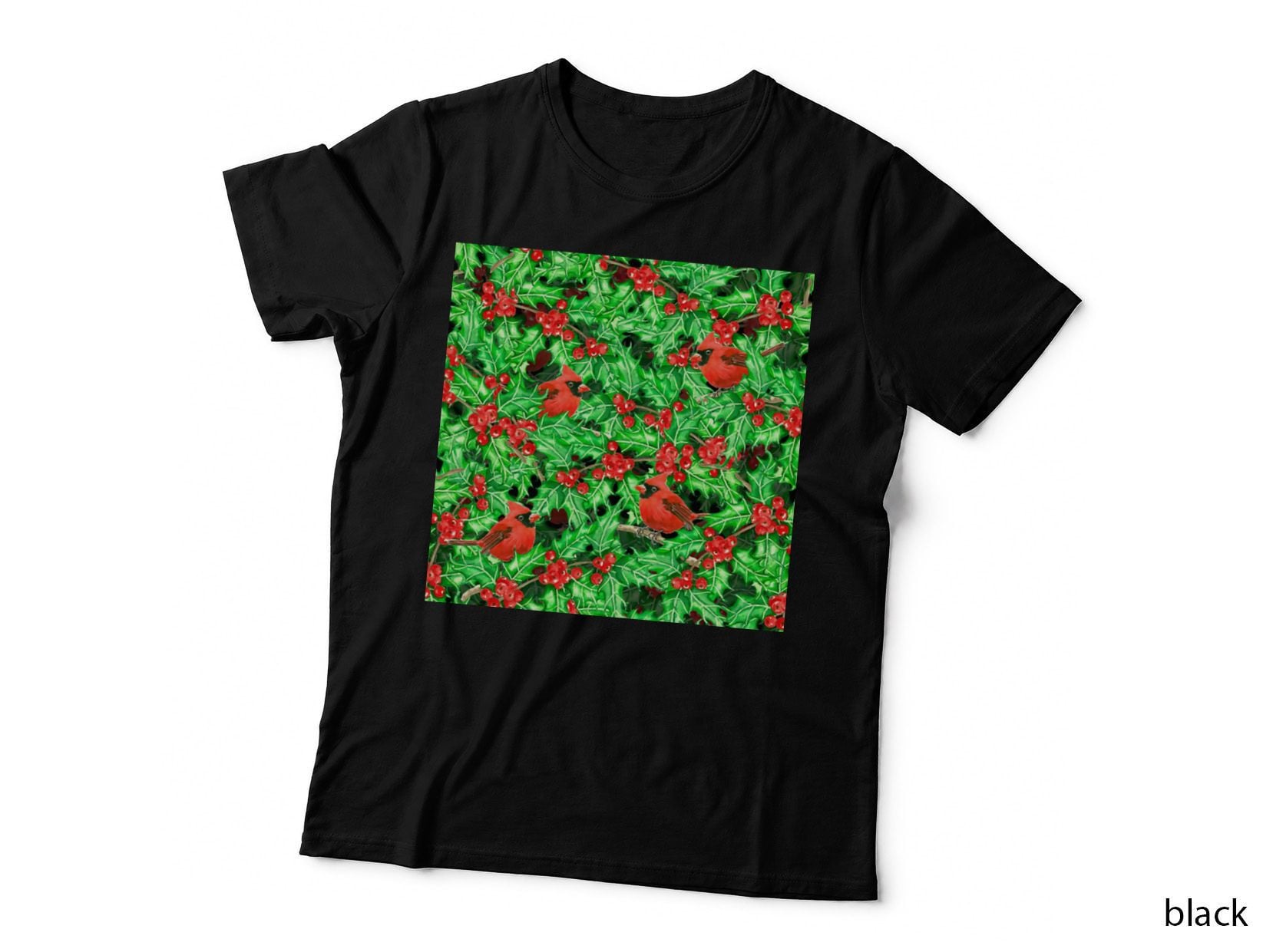 Cardinals and Holly Berry T-Shirt