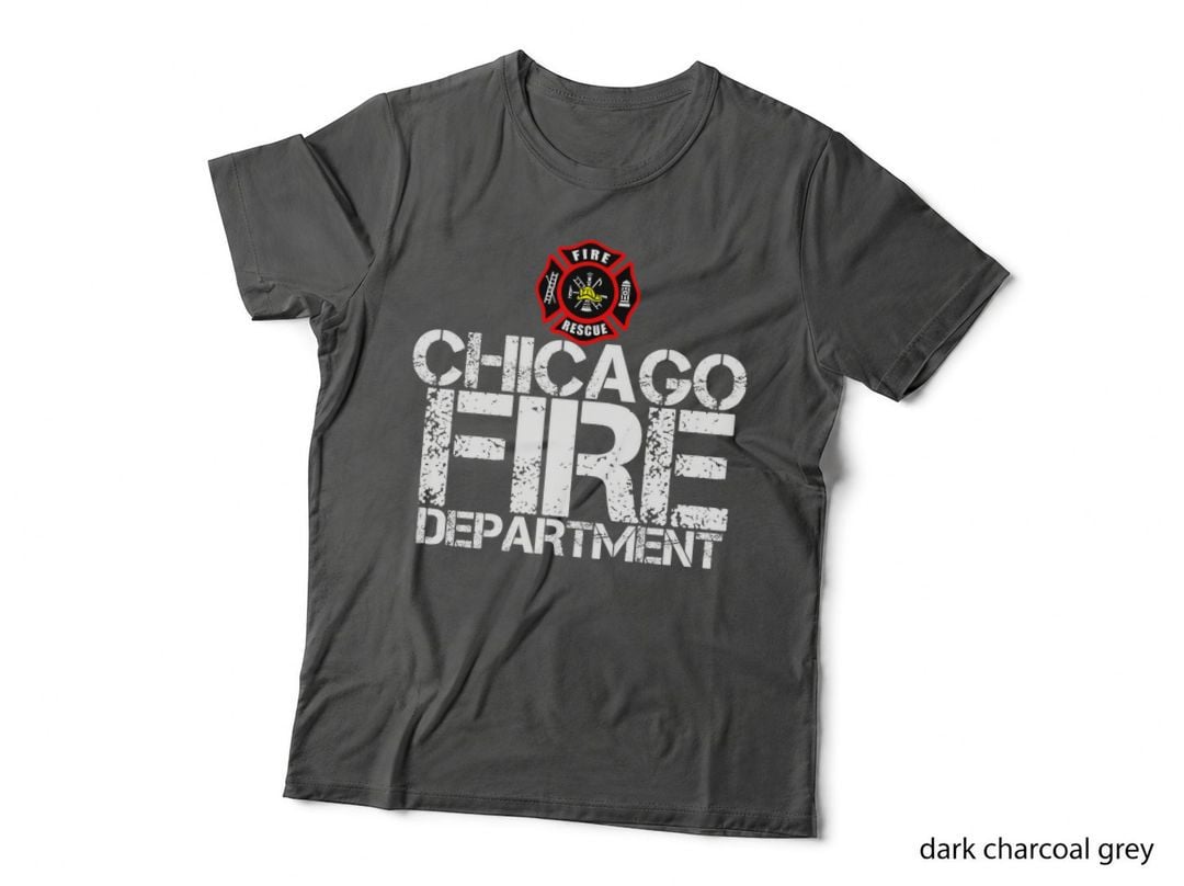 Chicago Fire Department Tshirt Firehouse Tee Shirt