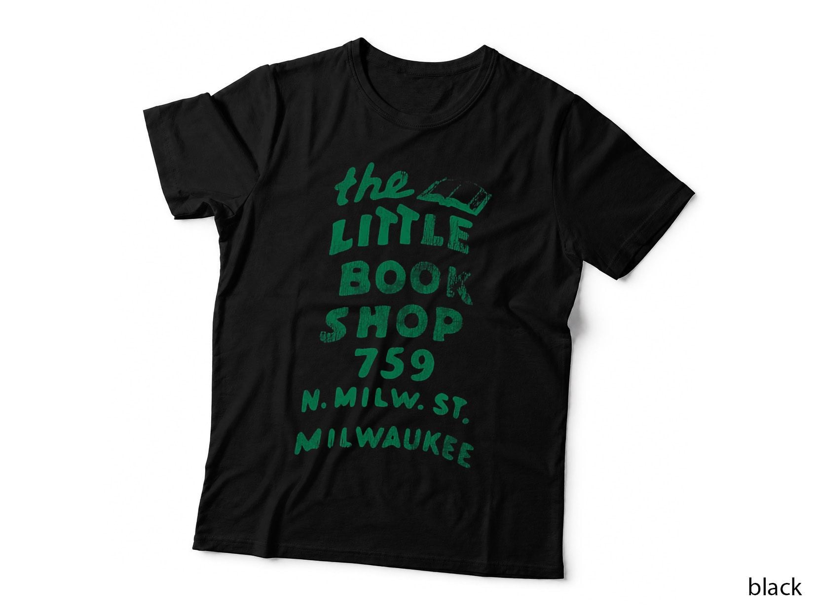 Defunct the Little Book Shop Milwaukee WI T-Shirt