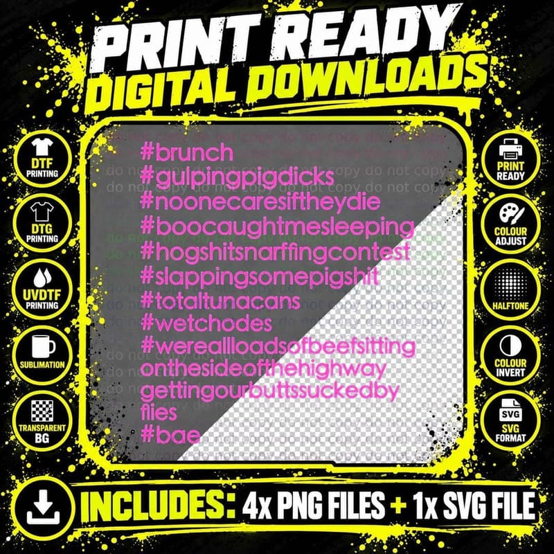 Girl Squad Brunch T-Shirt Png SVG Digital Bundle