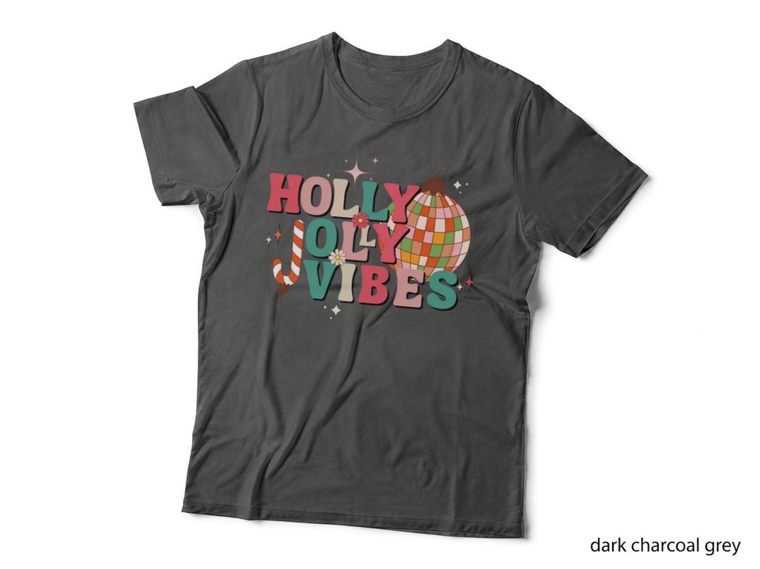 Holly Jolly Vibes Disco T-Shirt