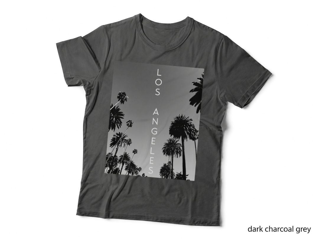 LA T Shirt Los Angeles Love Souvenir Gift Tee Men Women Kids