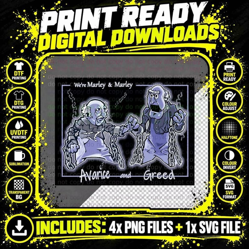 Marley & Marley T-Shirt Png SVG Digital Bundle