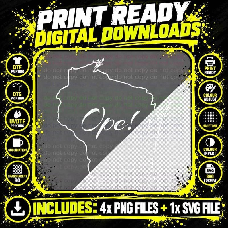 Midwest Wisconsin Ope T-Shirt Png SVG Digital Bundle