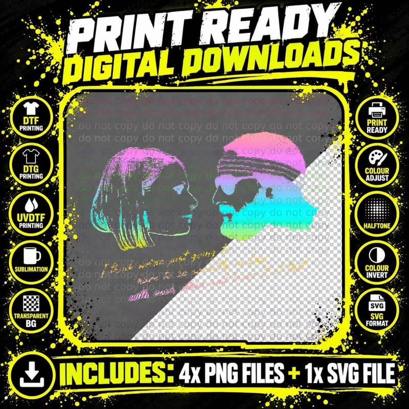 Richie and Margo T-Shirt Png SVG Digital Bundle