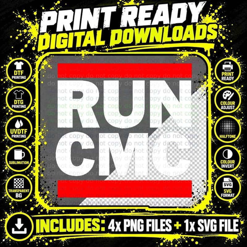 Run CMC San Francisco T-Shirt Png SVG Digital Bundle