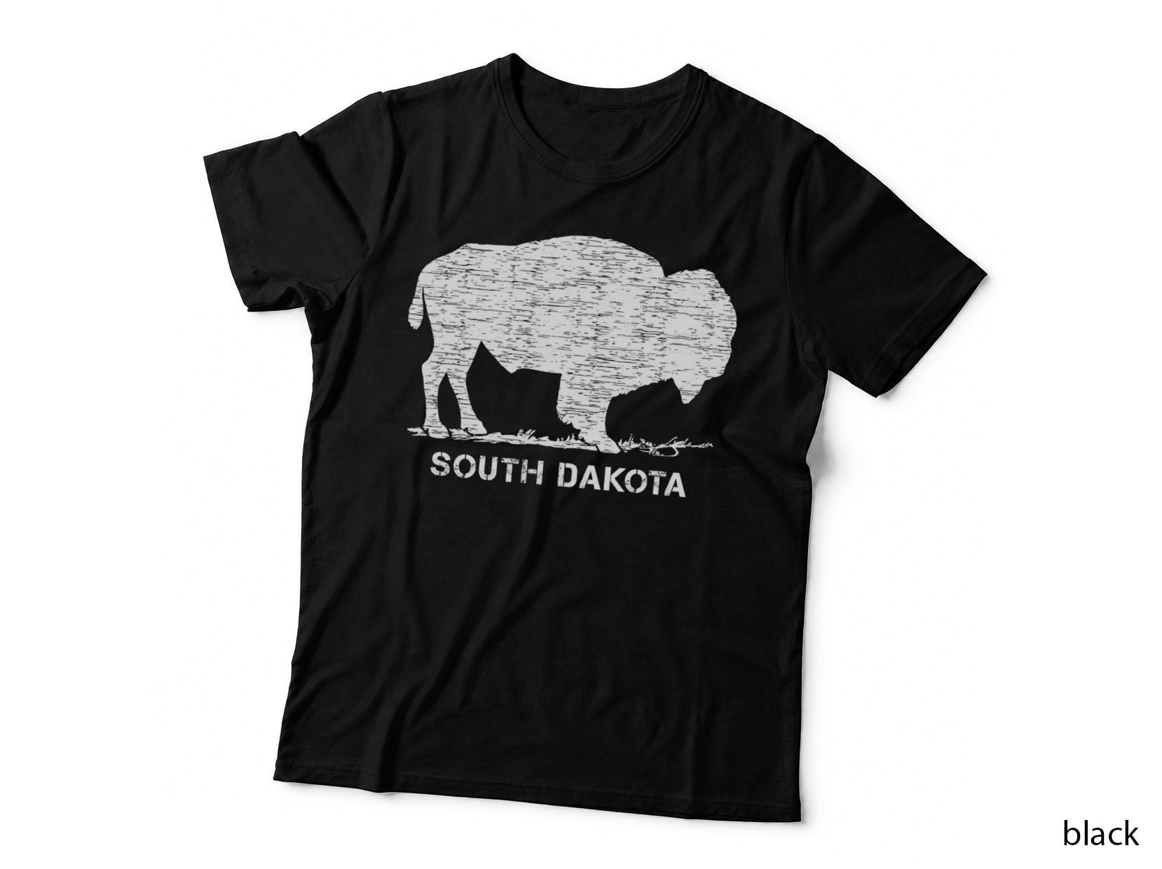South Dakota and American Buffalo Bison T-Shirt