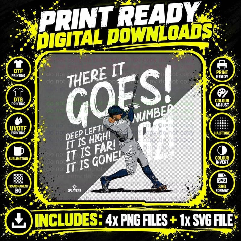 There It Goes Aaron Judge New York MLBPA T-Shirt Png SVG Digital Bundle