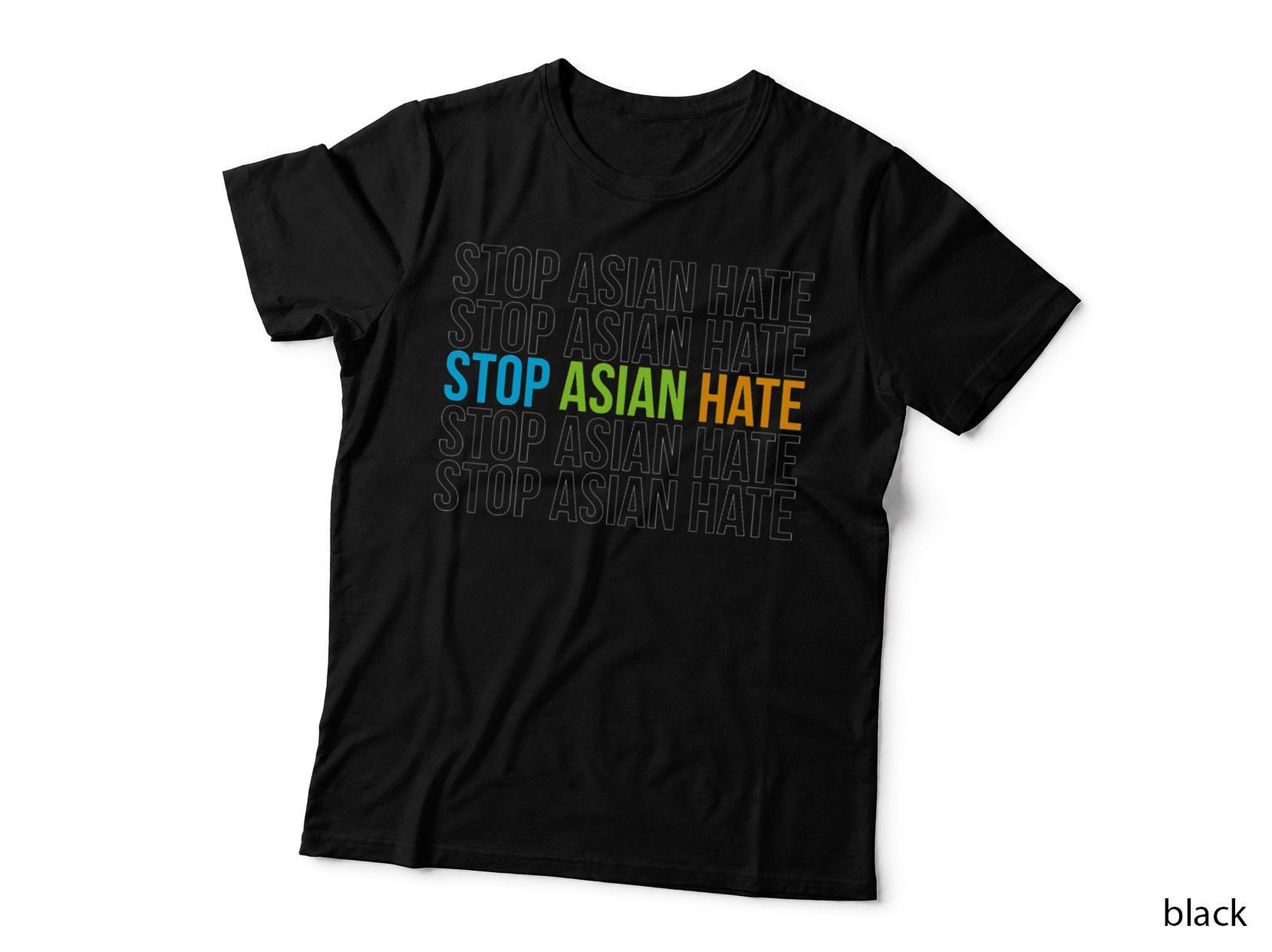 Anti Racism Anti-Asian Support AAPI Stop Asian Hate T-Shirt