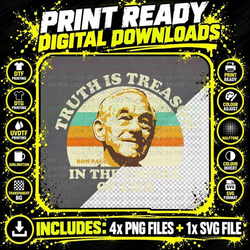 Being Libertarian Ron Paul Truth Liberty Movement Anti Png SVG Digital Bundle