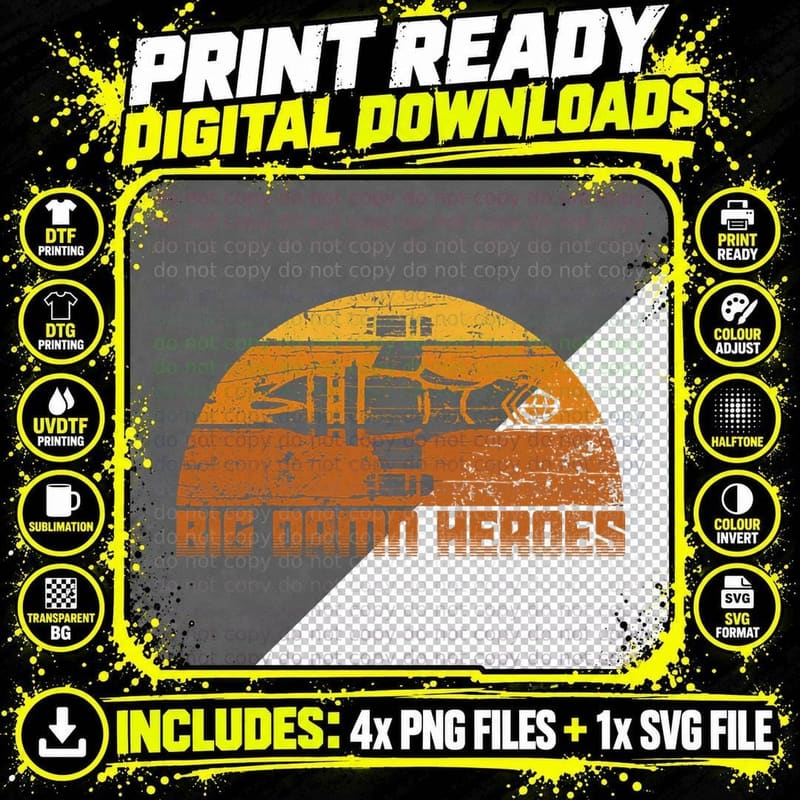 Big Damn Heroes T-Shirt Png SVG Digital Bundle