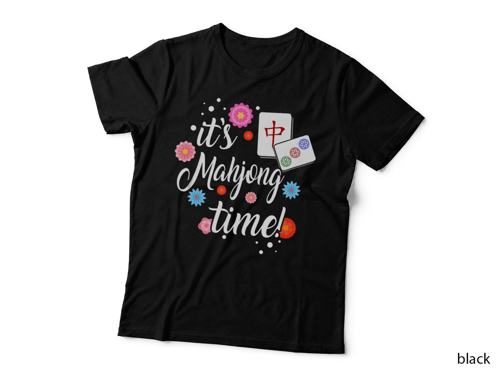 Mahjong Chinese or Mahjong Player Graphic T-Shirt