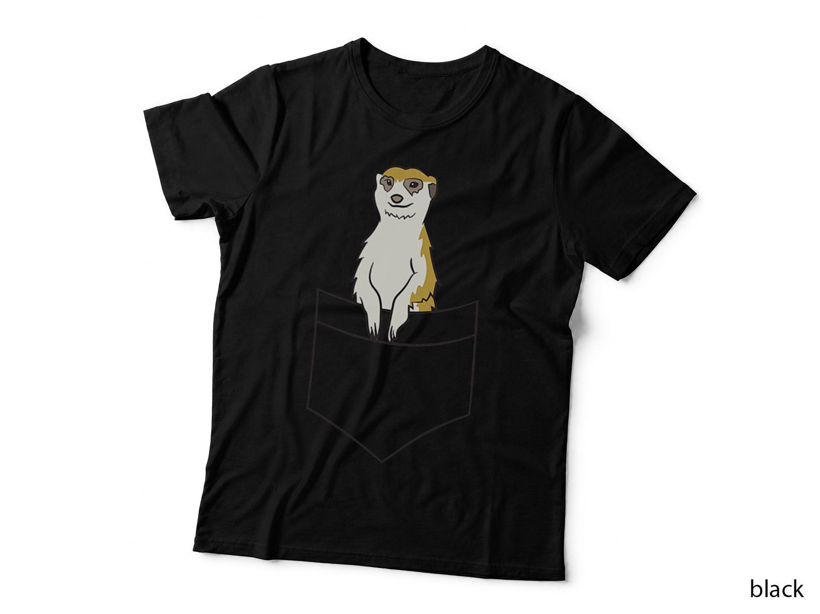 Meerkat in a Pocket Cute Pocket Meerkat T-Shirt