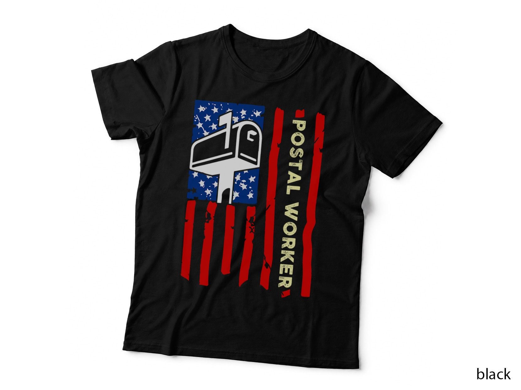 Postal Worker Patriotic US Post Mail Carrier T-Shirt