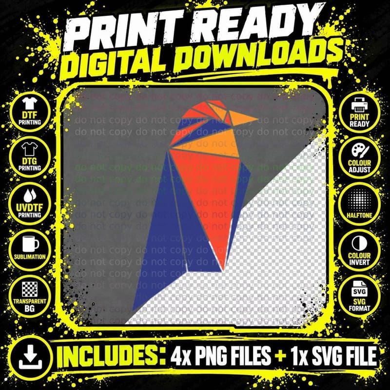 Ravencoin Pocket Logo T-Shirt Png SVG Digital Bundle