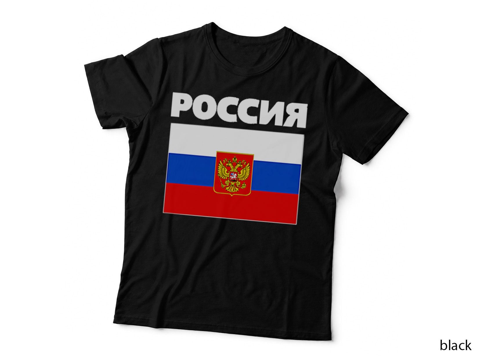 Russia Flag Shirt Cool Pocket Russian Poccna Flags Gift T-Shirt