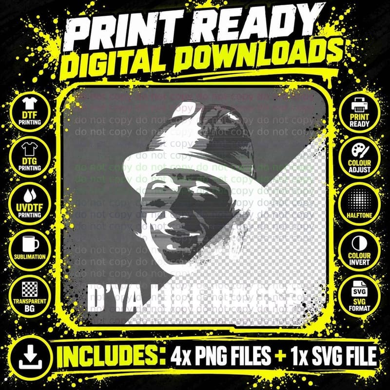 Snatch D'ya Like Dags Brad Pitt T-Shirt Png SVG Digital Bundle