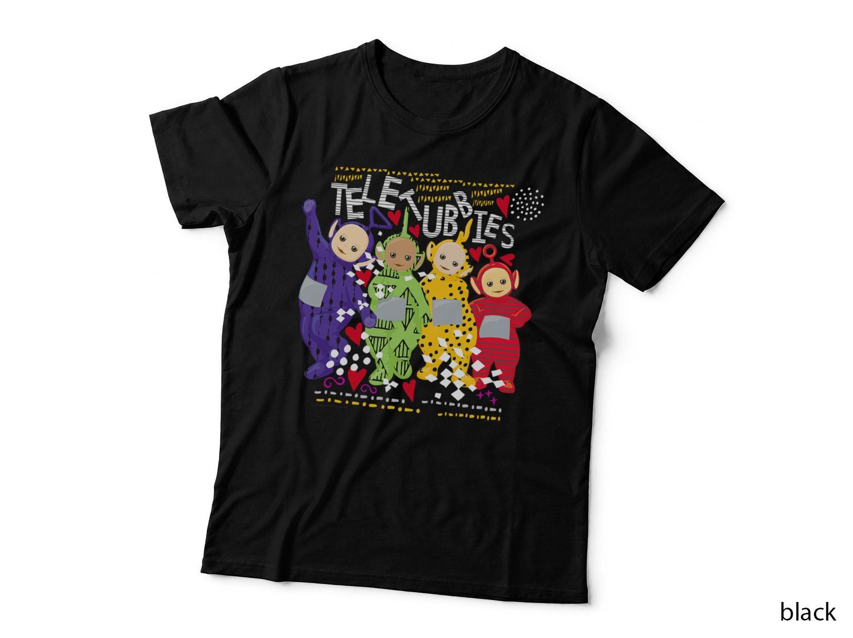 Teletubbies Adult T Shirt - Pattern Overload 3