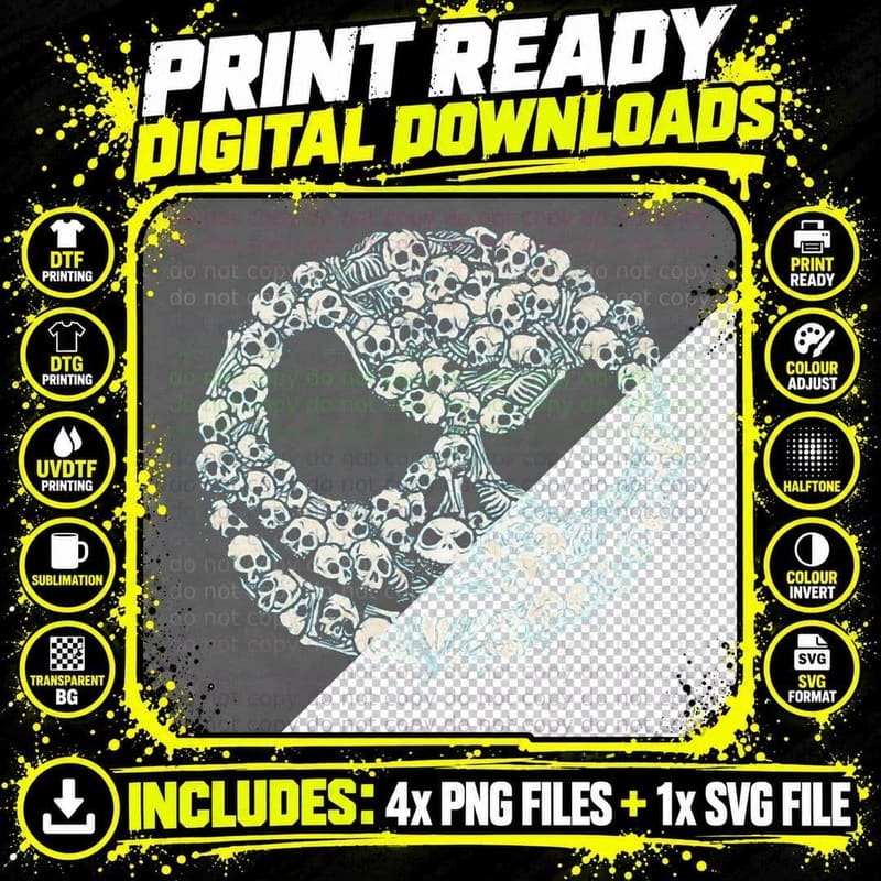 The Bones of Holidays Past T-Shirt Png SVG Digital Bundle