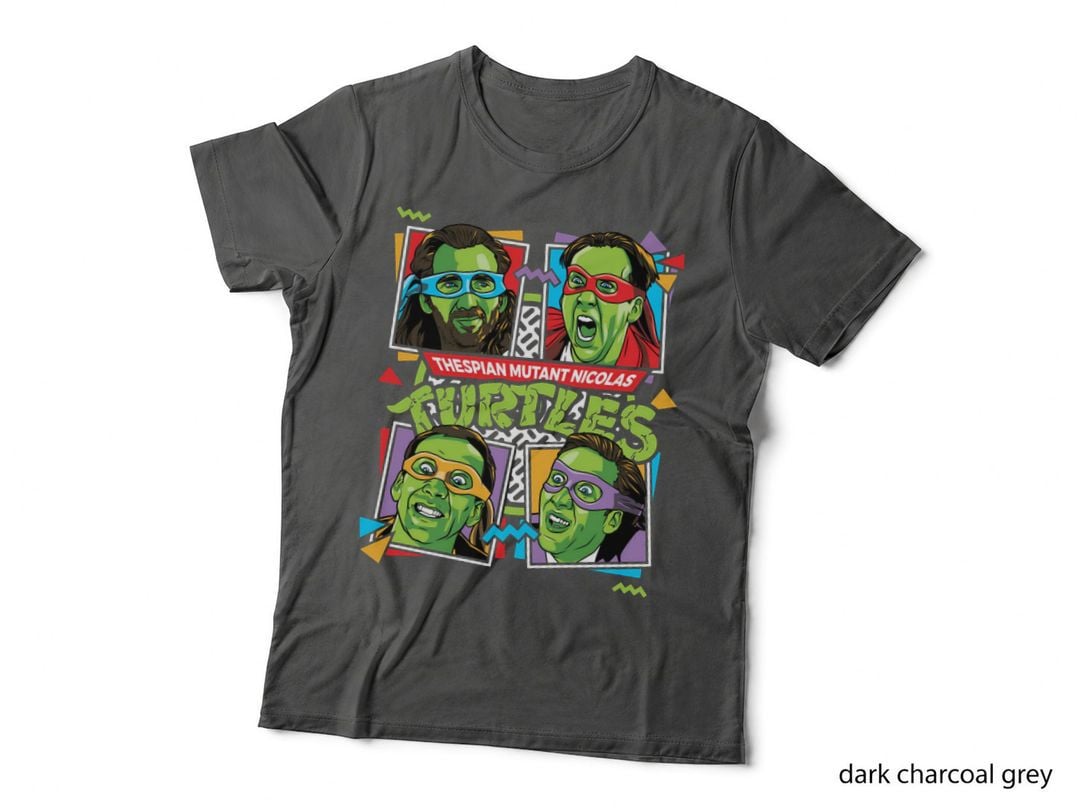 Thespian Mutant Nicolas Turtles - Nicolas Cage T-Shirt