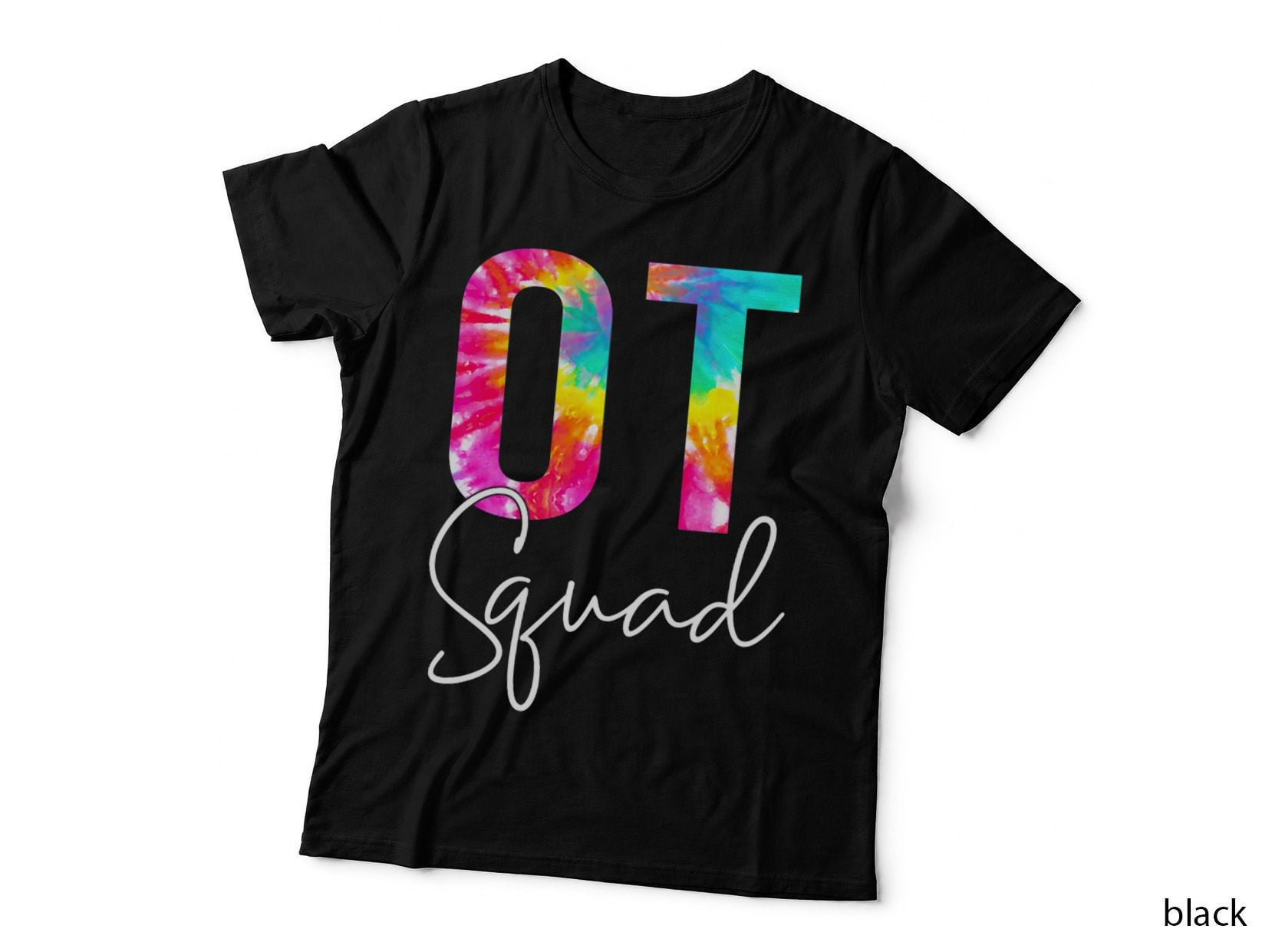 Tie Dye Occupational Therapy Pocket Shirt OT Squad Therapist, Gift Idea T-Shirt