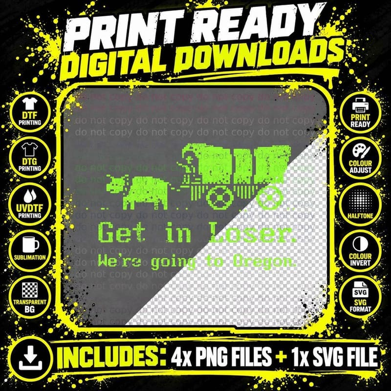 We're Going to Oregon T-Shirt Png SVG Digital Bundle