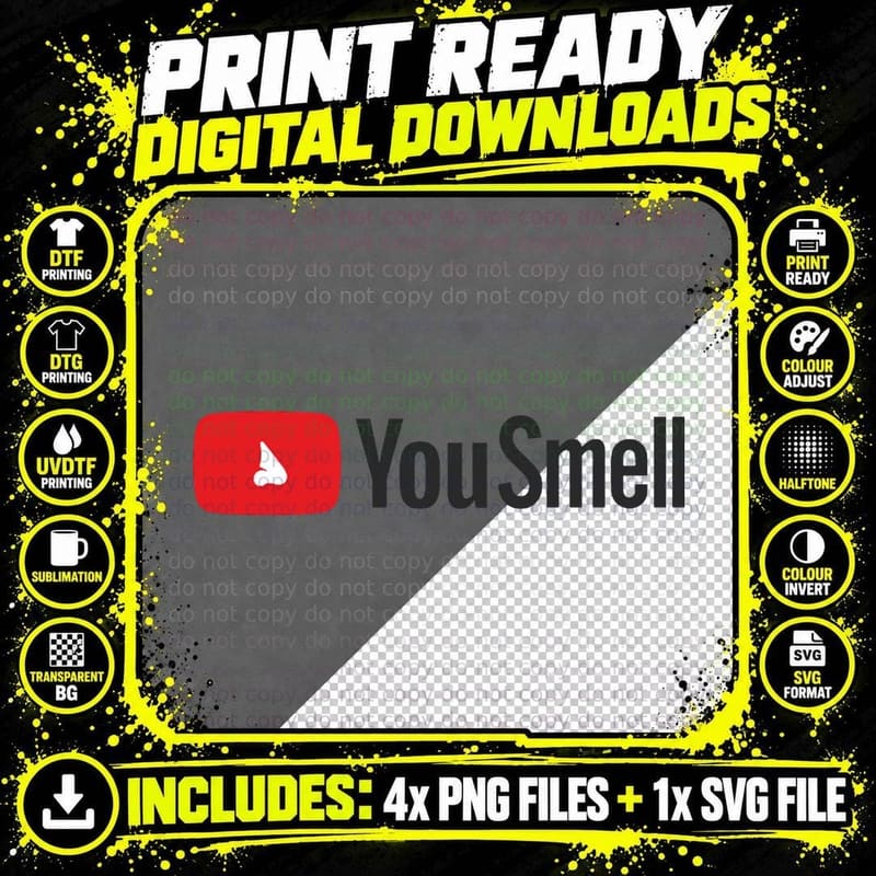 You Smell - Youtubers T-Shirt Png SVG Digital Bundle