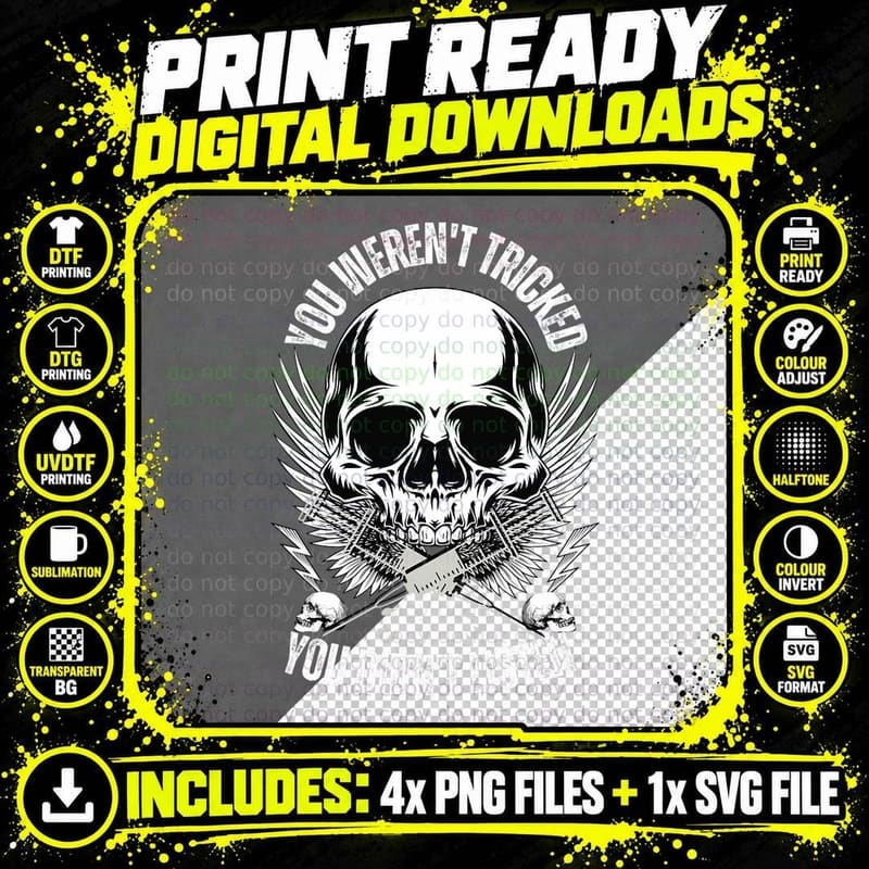 You Weren't Tricked You Didn't Listen Unvaxxed Anti Png SVG Digital Bundle