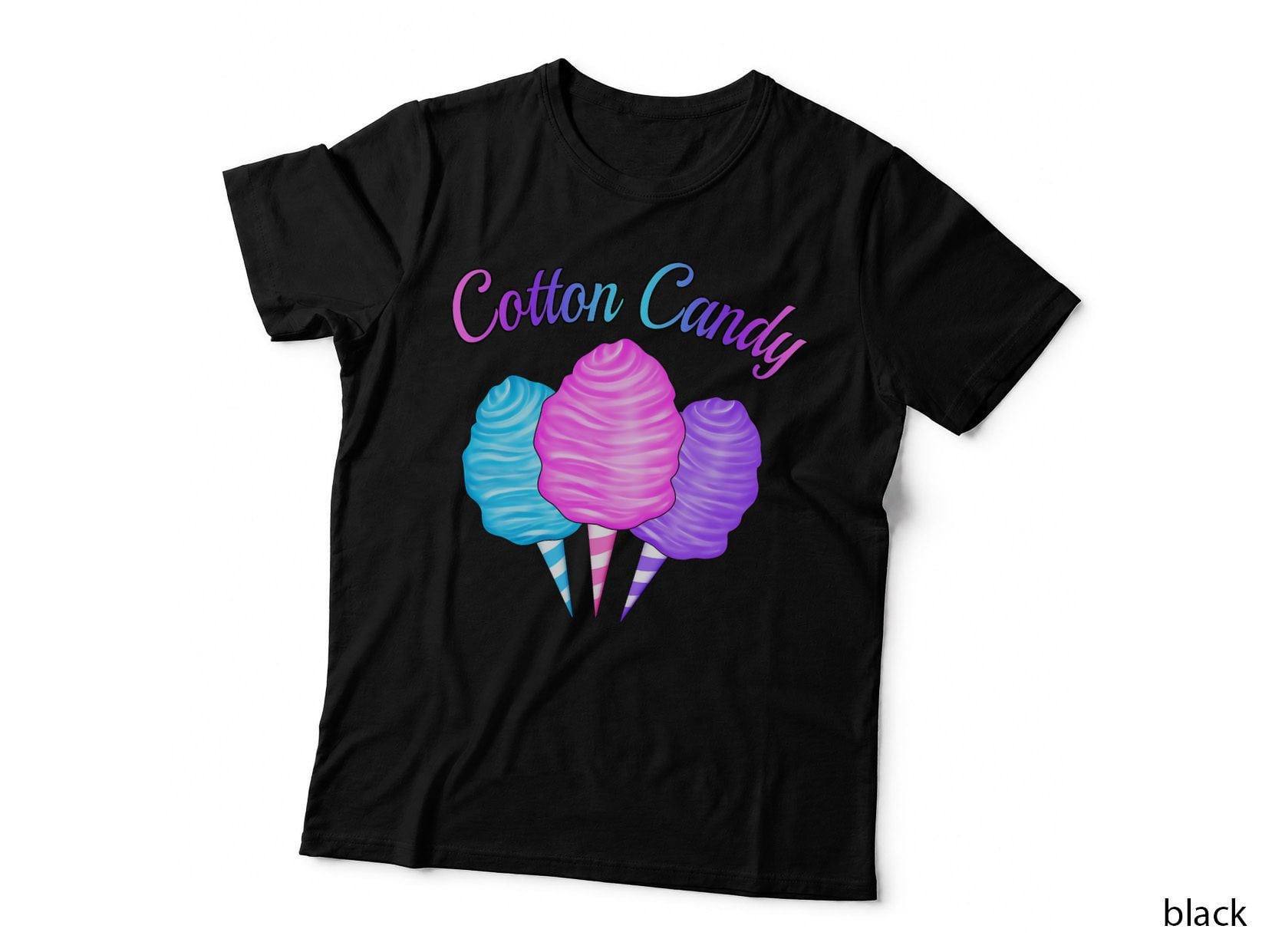 Candy Cone Pink Blue Purple Candy Costume Queen Girl T-Shirt