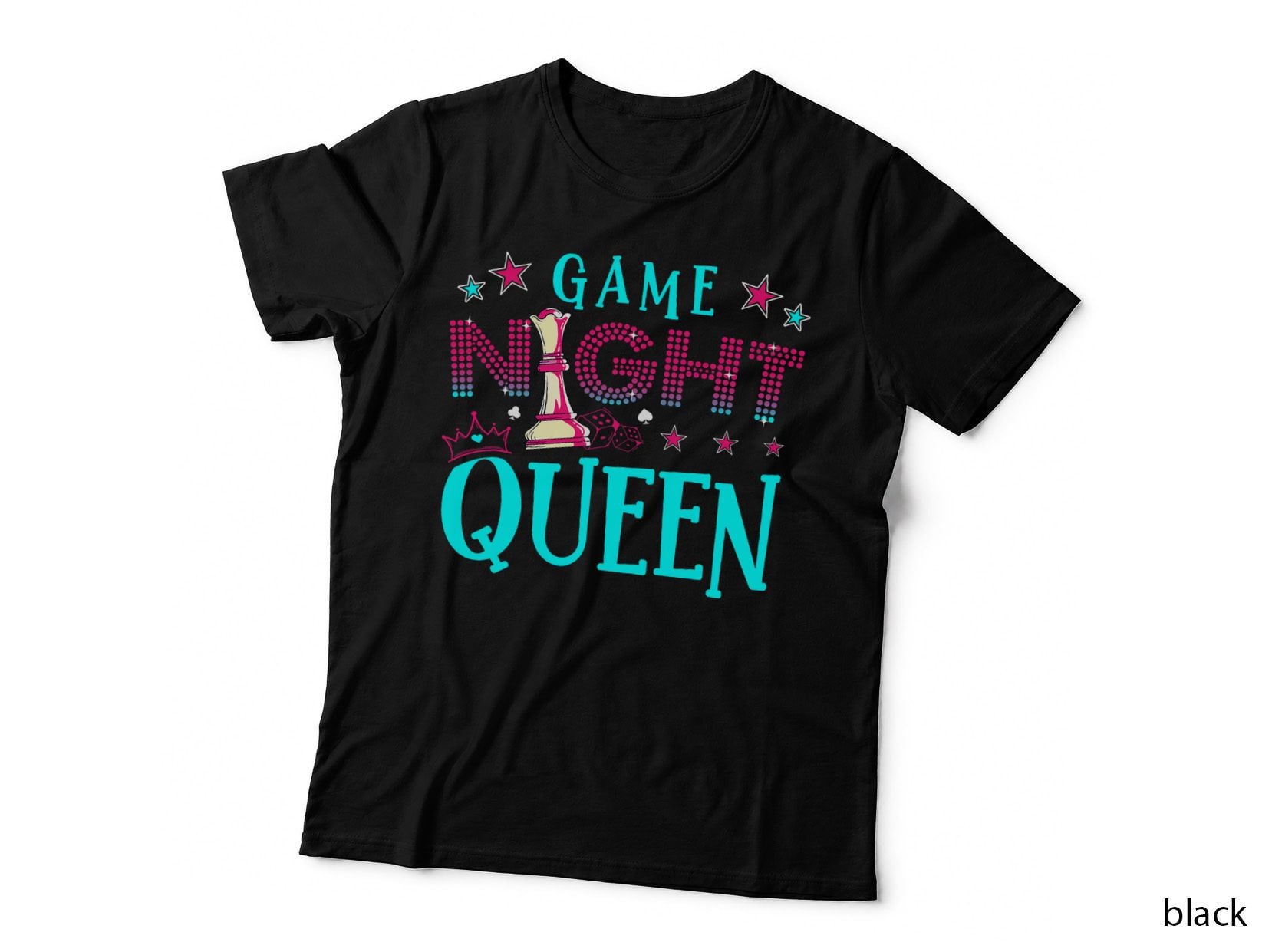 Game Night QUEEN! Couples Matching Game Night T-Shirt