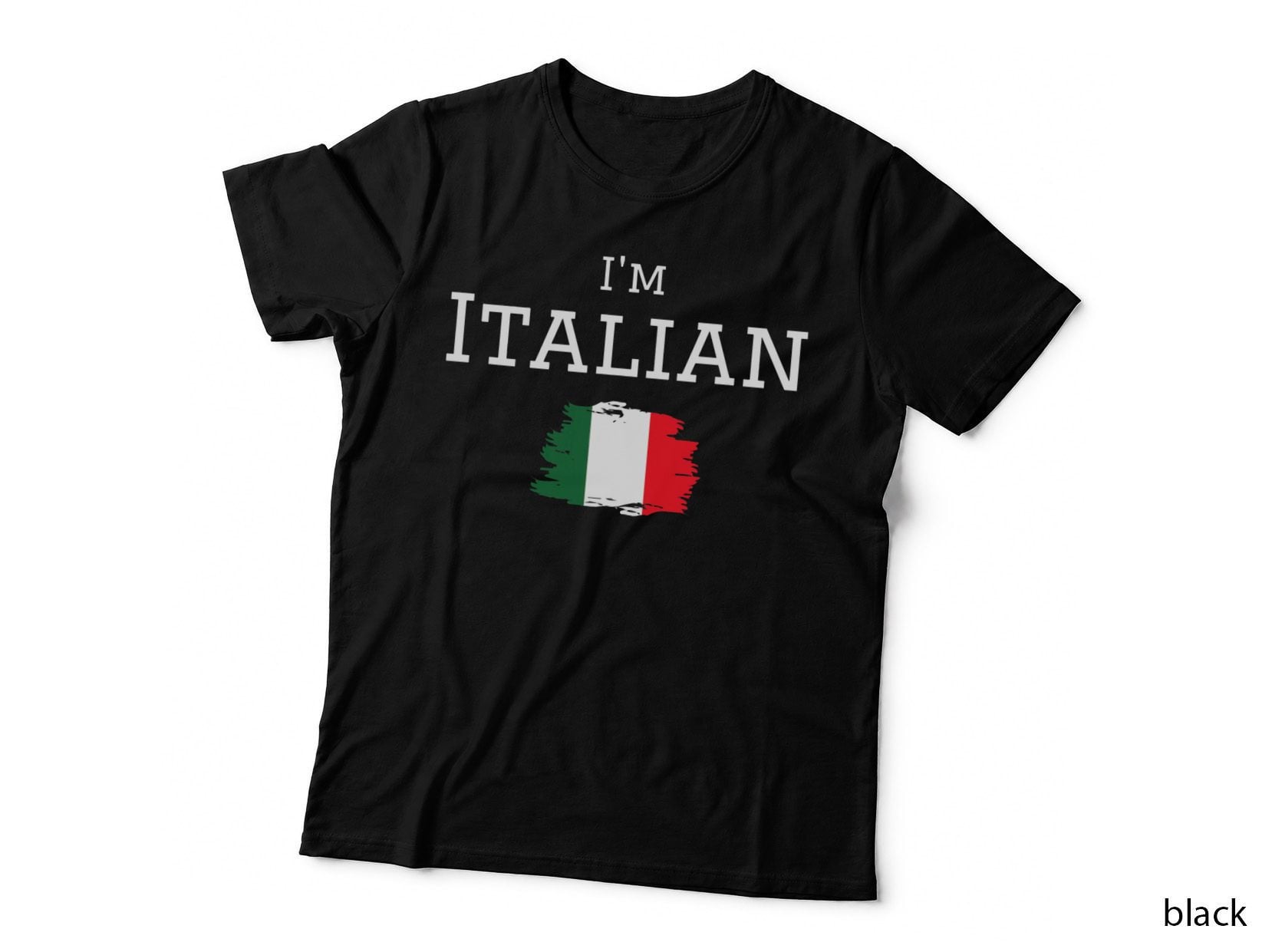 I'm Italian Proud That I'm from Italy Souvenir Italy Flag T-Shirt