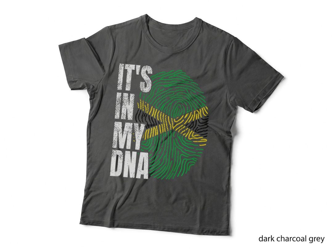 It's in My DNA Jamaican Flag Jamaica Boy Girl Gift, Pride T-Shirt