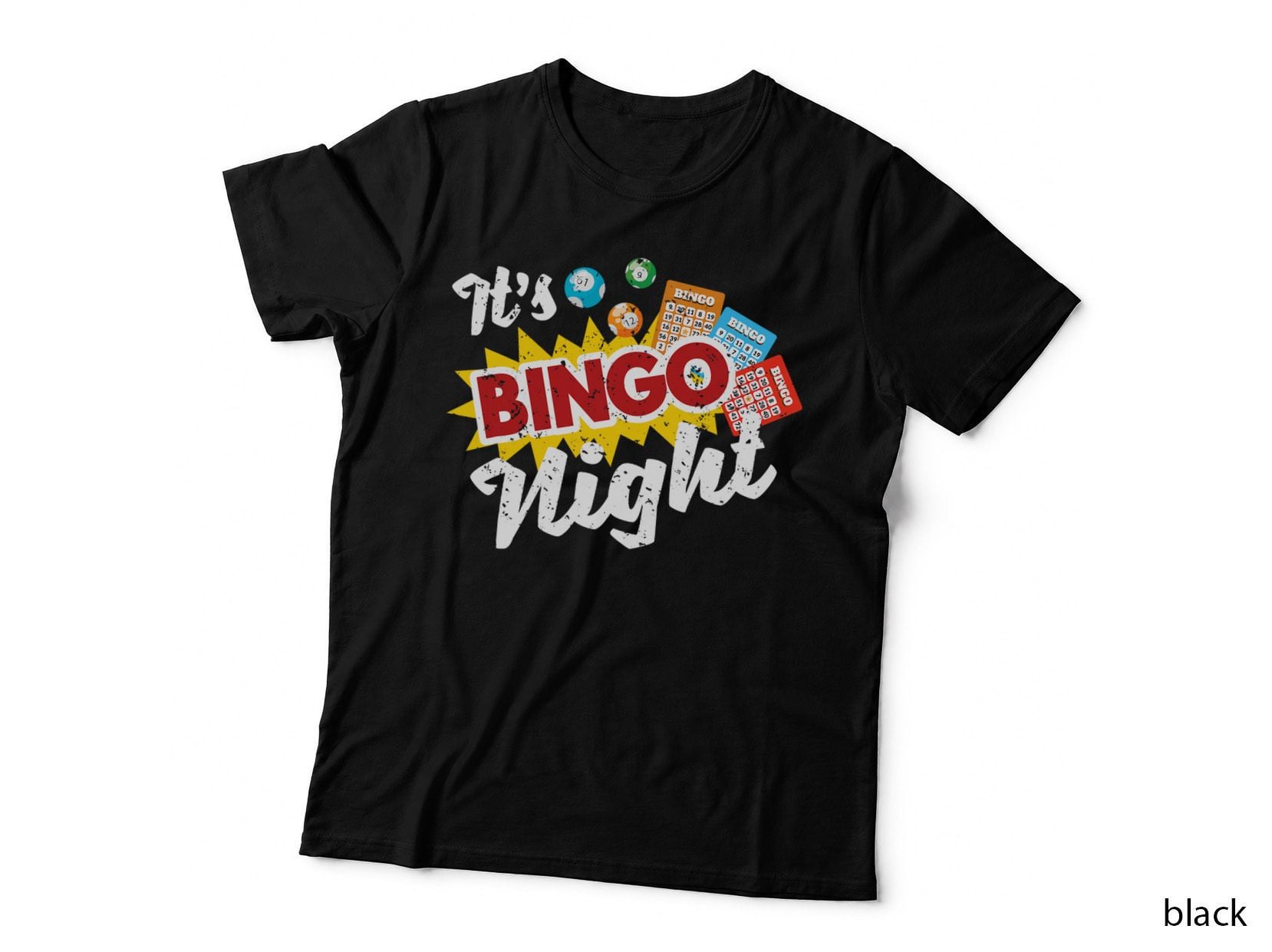 Lotto Bingo Player Its Bingo Night Gambling Lottery Bingo T-Shirt