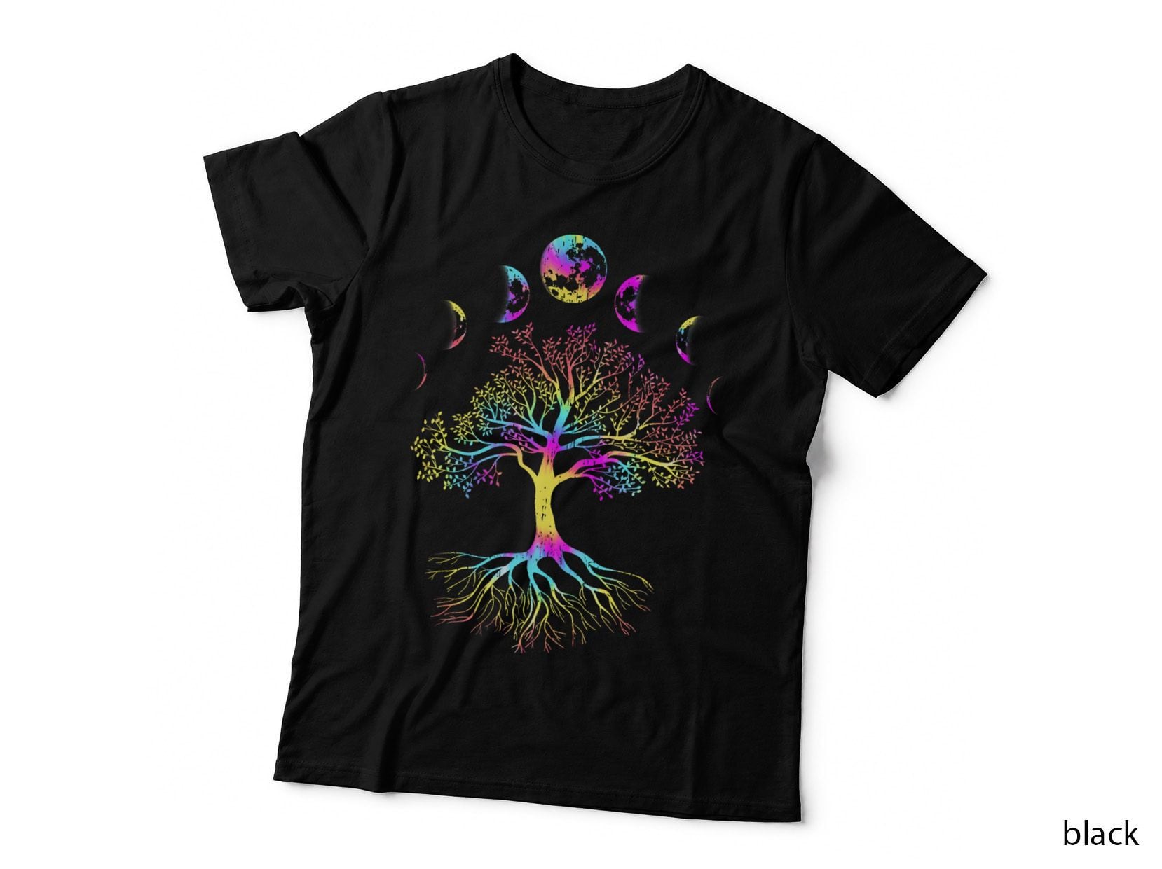 Moon Phases Tree of Life, Graphic Gift, Graphic T-Shirt