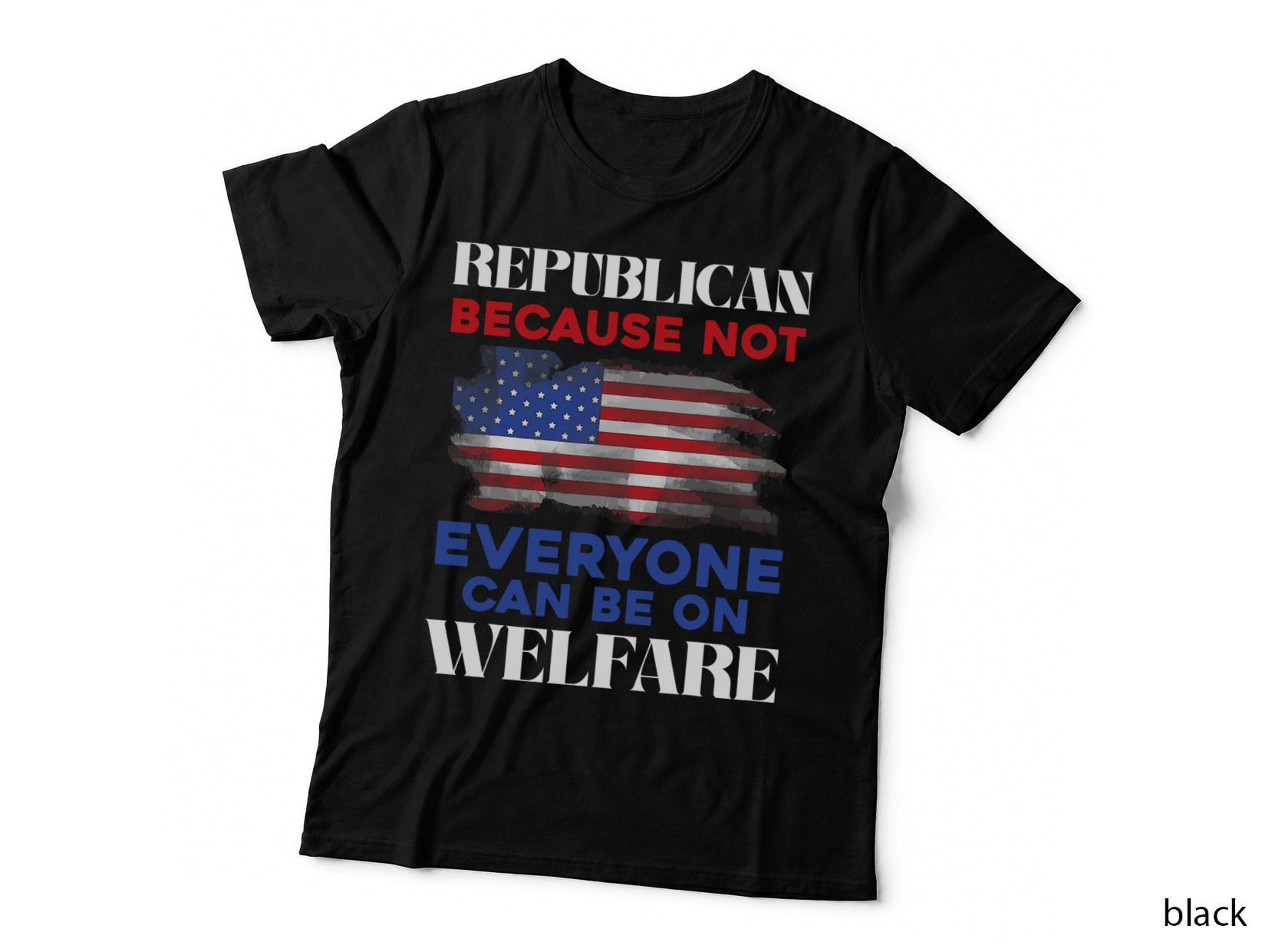 Republican Politics Conservative American US Flag Republican T-Shirt