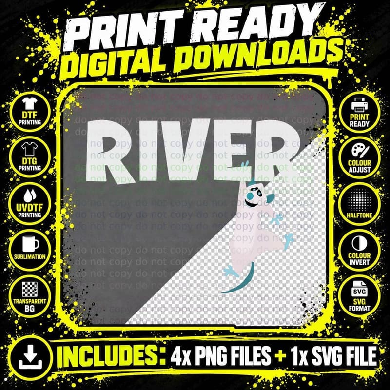 River Rat Rafting Life Is Better on the River T-Shirt Png SVG Digital Bundle