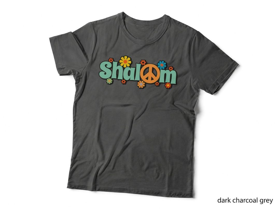 Shalom Hebrew Peace & Harmony Rosh Hashanah Jewish New Year T-Shirt