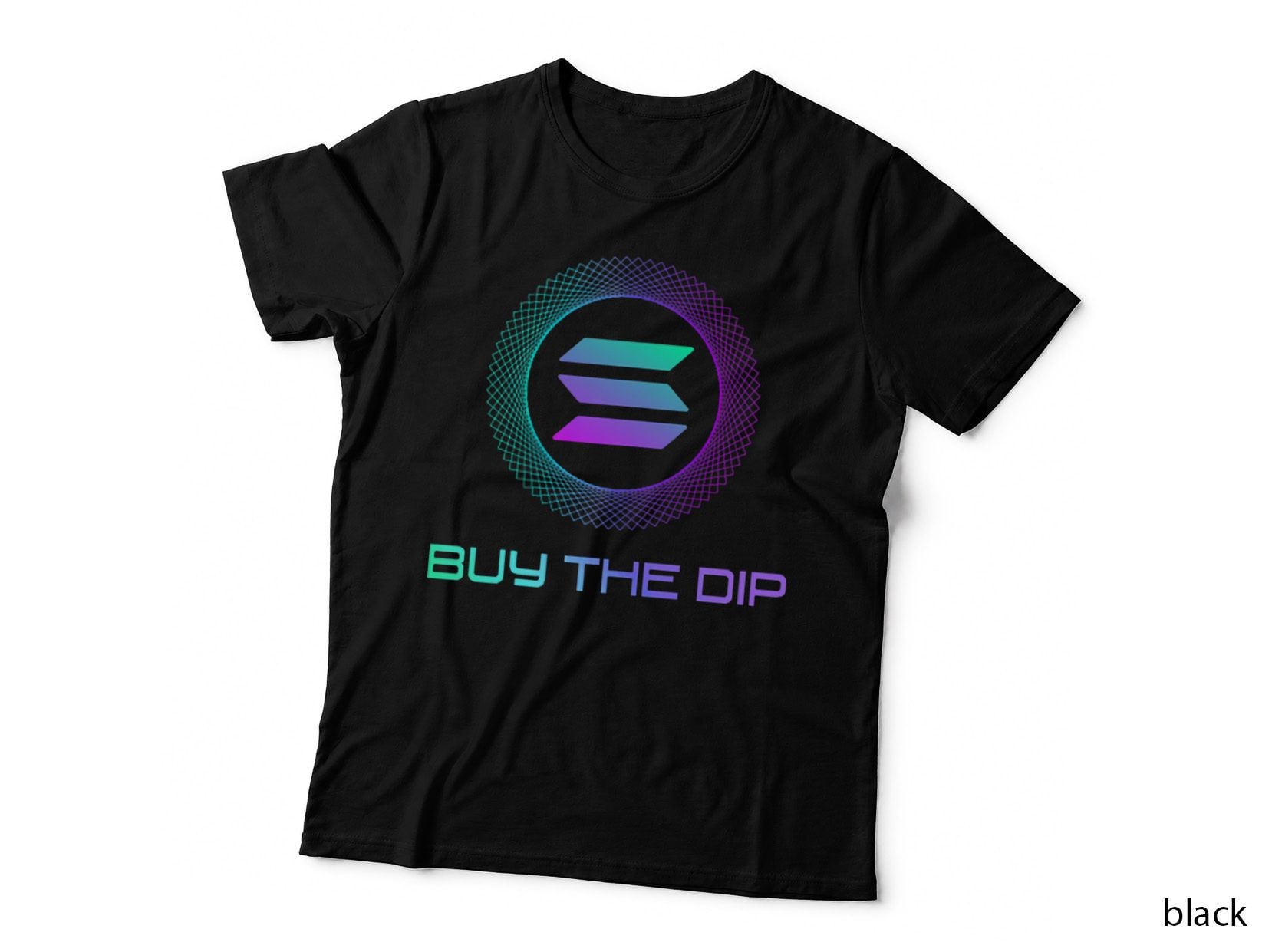 Solana Buy the Dip Decentralized Application Solana Crypto T-Shirt